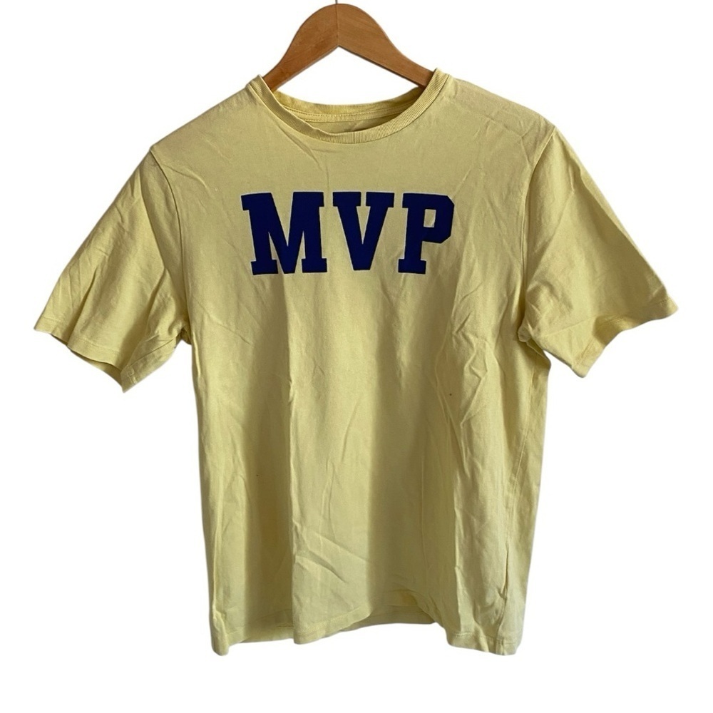 Vineyard Vines Boys Yellow Short Sleeve “MVP” T-shirt in XL